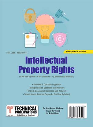 Intellectual Property Rights for GTU 24 Course (II- COMMON - BE02000031)