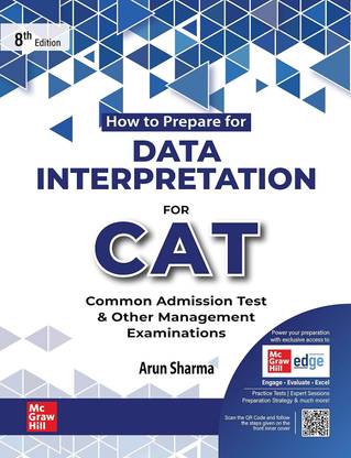 Data Interpretation for CAT 2025 by Arun Sharma | 8th edition (latest) | DI | CAT/ MBA entrance exam book with Solved Previous Years' Papers (PYQs)| 26 Mock Test Papers with LODs 1 & 2 for traditional data interpretation | 28 Mock Test Papers with LODs 2 & 3 and 30 Twelve-minute Test Papers for logical data interpretation | Exclusive access to McGraw Hill edge online platform