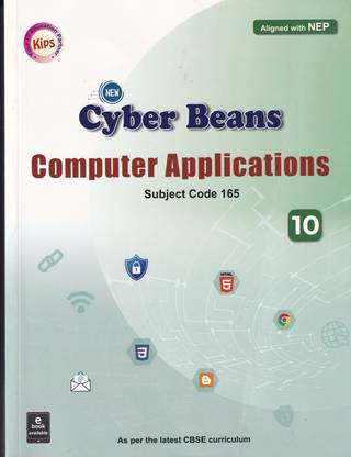 New Cyber Beans Computer Application Class 10 - CBSE - Examination 2023-2024