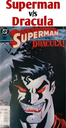 Superman vs Dracula | DC Comics Original | Printed in USA | issue 2002 Glossy Cover. with 1 Disc