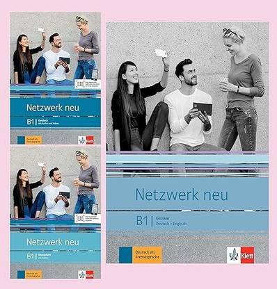 Set Of 2 Book Netzwerk Neu B1 Kursbuch +Ubungsbuch
