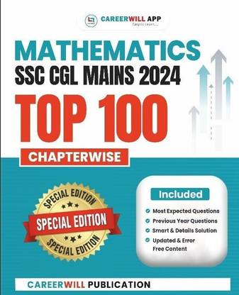 CareerWill App SSC CGL Mathematics (Mains) 2024 CHAPTERWISE Paperback – 15 September 2024