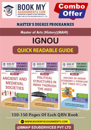 IGNOU MHI101 MHI104 MHI105 Study Material (Quick Readable Notes)for Ignou Student MAHI In English-Our books use 80 GSM A4 paper for clear, sharp prints, perfect for students.