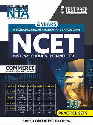ITEP BY NCET - TEACHING AFTER 12TH - 10 PRACTICE SET - COMMERCE