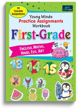 Young Minds Practice Assignments Workbook - First Grade All In 1 Books For Kids