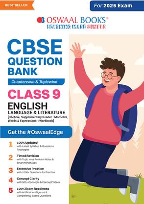 CBSE Question Bank Chapterwise and Topicwise SOLVED PAPERS_Class 9_ENGLISH Language & LITERATURE_For Exam 2024-25