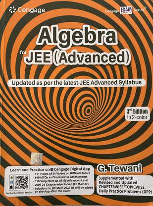 Algebra for JEE (Advanced)