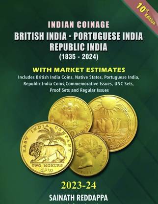 Indian Coinage British India - Portuguese India - Republic India 2023-2024 Coin Book