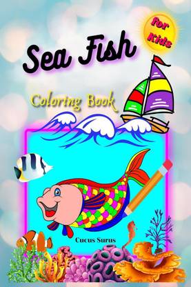Sea Fish Coloring Book