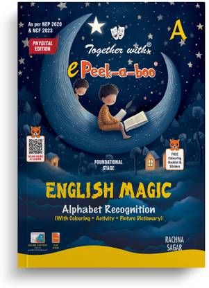 Together with e Peek-a-boo English Magic Alphabet Recognition A for Nursery