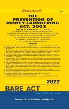 The Prevention Of Money-Laundering Act, 2002- 2022/Edition