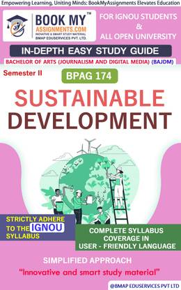 IGNOU BPAG 174 Sustainable Development Study Material (In Depth Guide) For Ignou Student