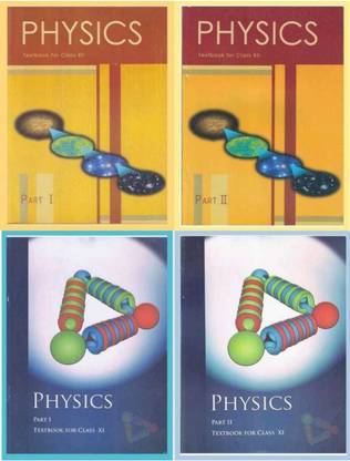 NCERT PHYSICS CLASS 11(PART1+2) AND 12 (PART 1+2 ) LATEST EDITION 2023 REDUCED Syllabus in English medium