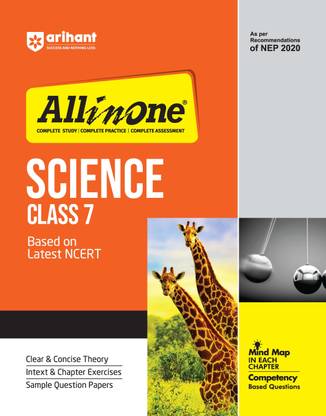 Arihant All In One Science Class 7 Based On Latest NCERT For CBSE Exams 2025 | Mind map in each chapter | Clear & Concise Theory | Intext & Chapter Exercises | Sample Question Papers