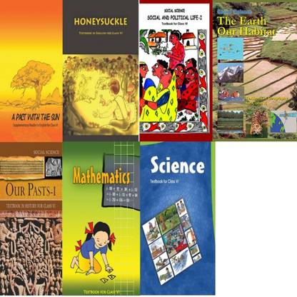 NCERT Class 6 Combo – 7 Books ( Without Hindi ) 2023 edition best quality