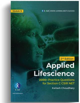 CSIR NET Applied Life Science Practice 2000+ Questions Book (Part C)  - Best Life Science Book for CSIR UGC NET, GATE, DBT, ICMR Exams - PYQs MCQ Questions