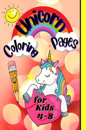 Unicorn Coloring Pages for Kids Ages 4-8