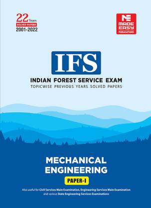 Indian Forest Service (IFS) Mains 2023 Exam : Mechanical Engineering Previous Years Solved Papers : Paper I