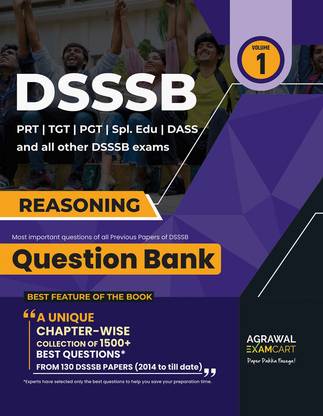 Examcart DSSSB Reasoning Question Bank for for PRTs | TGTs | PGTs | Spl. Edu | DASS For 2025 Exam in English
