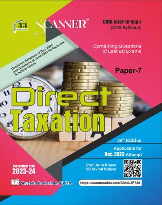 Scanner CMA Inter Group - I Paper-7 Direct Taxation