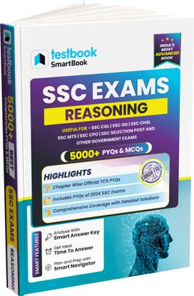 Testbook SSC Reasoning SmartBook 5000+ Questions  - SSC exams general intelligence & reasoning Question & Answer
