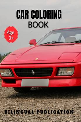 Car Coloring Book  - Suitable for School Boys