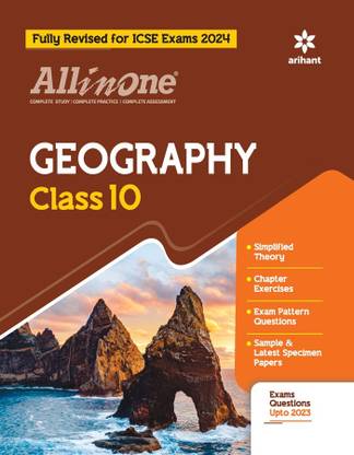 Arihant All In One Class 10th Geography for ICSE�Exam�2024 Fifth Edition