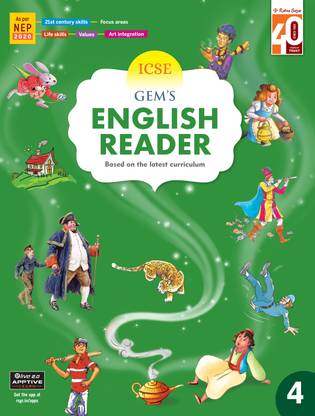 ICSE Gem's English Reader Book 4 - English Reader For Class 4