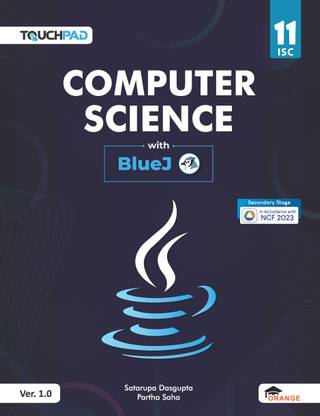 Touchpad Computer Science with BlueJ for ISC – Class 11