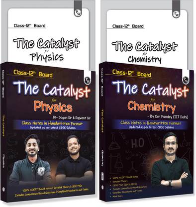 PW Class 12 Board The Catalyst For Chemistry & Physics Combo Practice Qs Booklet Paperback, Physics Wallah|New Latest Edition For 2025-2026