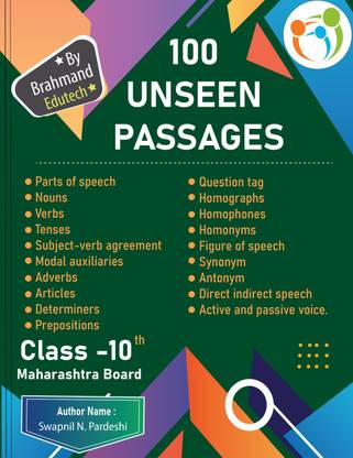 100 English Unseen Passages for Class 10 Maharashtra Board