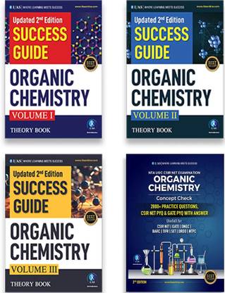 Organic Chemistry Combo Set (4 Books) For CSIR NET, GATE, TIFR, SET & NET  - Best Chemical Science Concept Check & Practice Questions Books