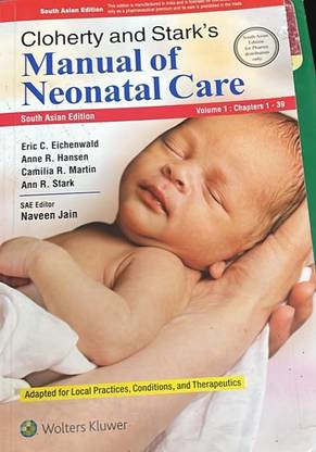 Manual of neonatal care