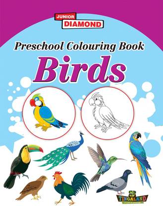 Preschool Colouring Book Birds PB English