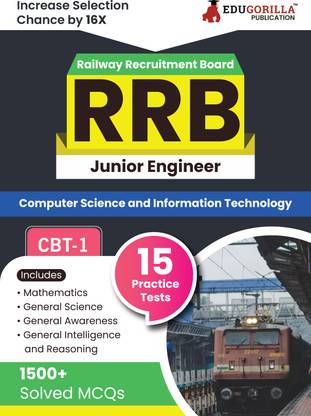 RRB JE IT CBT-1  - 2024 (English Edition) | Computer Based Test | 15 Practice Tests (1500 Solved MCQs) with Free Access To Online Tests