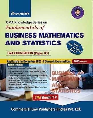 Fundamentals of Business Mathematics & Statistics