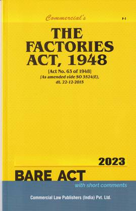 The Factories Act, 1948- 2023/Edition