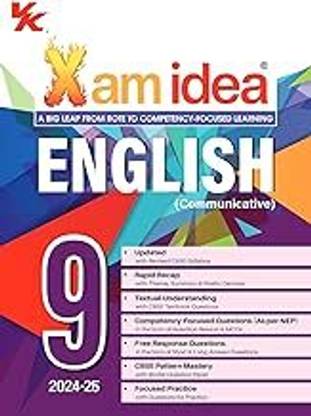 Xam idea English (Communicative) Class 9 Book | CBSE Board | Chapterwise Question Bank | Based on Revised CBSE Syllabus | NCERT Questions Included | 2024-25 Exam
