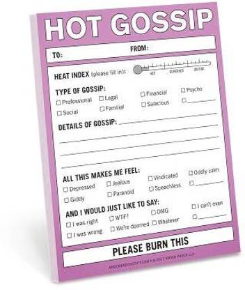 Knock Knock Hot Gossip Nifty Note