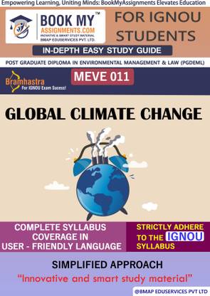 IGNOU MEVE 011 Global Climate Change Study Material (In Depth Guide) For Ignou Student