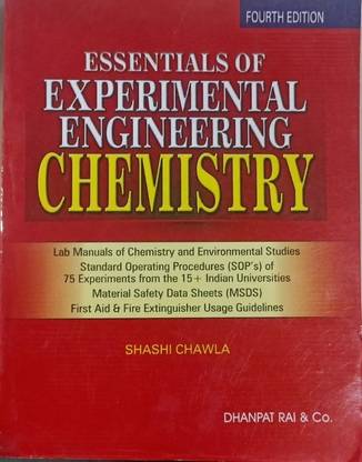 Essentials Of Experimental Engineering Chemistry