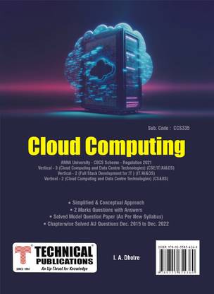 Cloud Computing for BE Anna University R21CBCS (Vertical II - IT/AI&DS & Vertical III - CSE / AI&DS & Vertical II - CS&BS - CCS335)