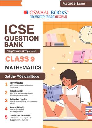 ICSE Question Bank Class 9 Math Chapter & Topicwise Solved Papers For 2025 Exams