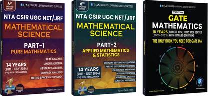 CSIR NET Mathematical Science & GATE Mathematics PYQ Book | Mathematics Previous Year Question Papers  - 2024 | With Detailed Solutions (2011 to July 2024) | Part - 1 Pure Mathematics, Part - 2 Applied & Statistics Mathematics |(2005 to 2024) Gate Mathematics Questions Papers Bestselling Chapterwise & Topicwise PYQ Book for NTA CSIR NET/JRF, GATE & SET Mathematics Exams | Two Brothers Publications
