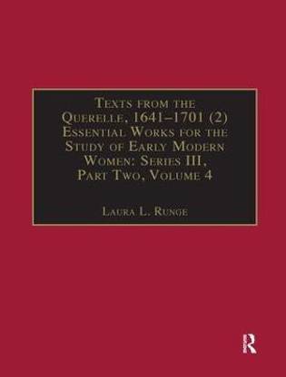 Texts from the Querelle, 1641-1701 (2)