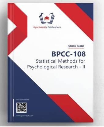 BPCC108: Statisticsl Methods for Psychological Research II