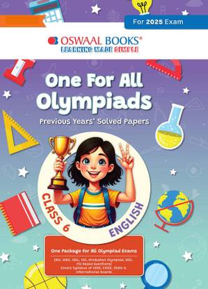 One for All Olympiads Previous Year Solved Papers_class 6_english_for