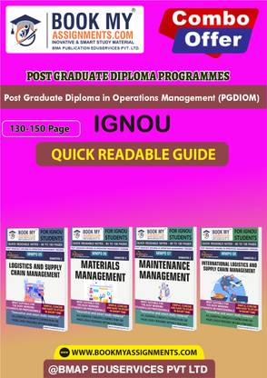 IGNOU MMPO005 MMPO006 MMPO007 MMPO008 Study Guide (Quick Readable Notes) for Ignou Student - PGDIOM In English-Our books use 80 GSM A4 paper for clear, sharp prints.