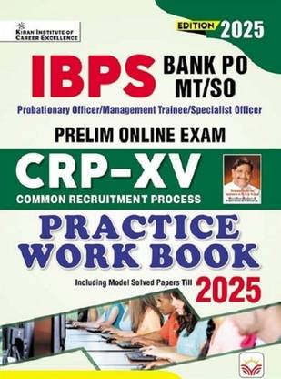 IBPS Bank PO Prelim Exam CRP XV Practice Work Book 2025 Edition (English Medium) (5473)