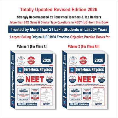 Ubd1960 Errorless Physics for Neet 2026